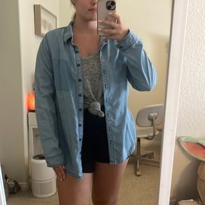 MINKPINK Chambray/Denim Top